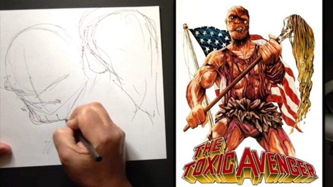 5 Minute Drawing Challenge - Toxic Avenger (Requested)