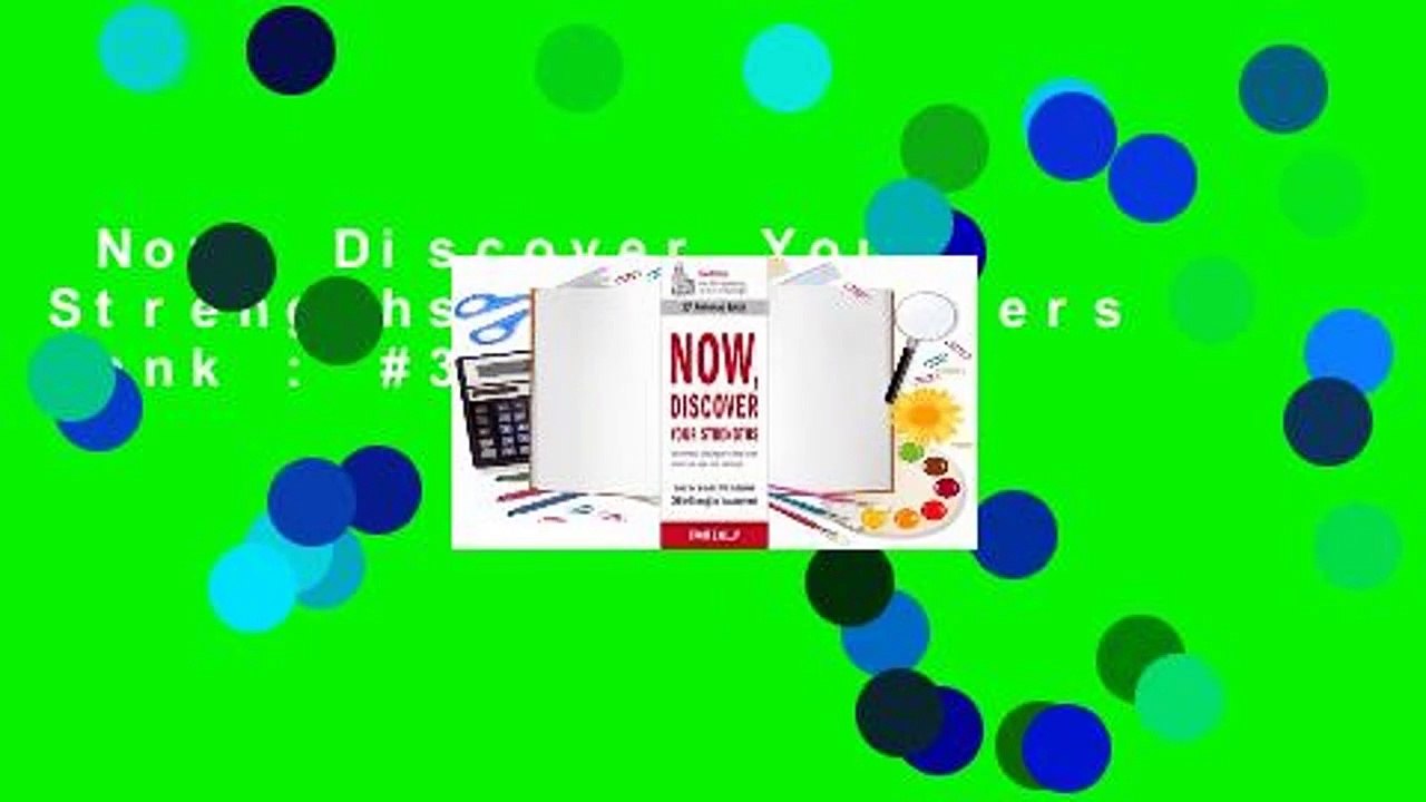 Now, Discover Your Strengths  Best Sellers Rank : #3