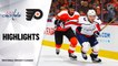 NHL Highlights | Capitals @ Flyers 1/8/20