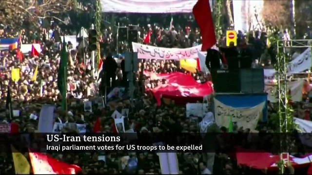 Soleimani- Trump threatens Iraq with sanctions if US troops are expelled - BBC News
