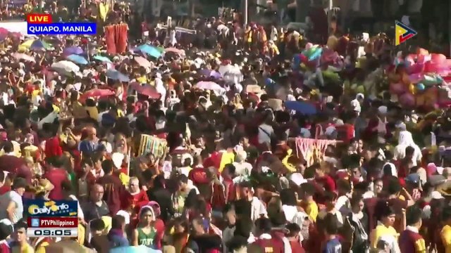 Black Nazarene, nagsimulang i-prusisyon kaninang 4:15 ng madaling araw