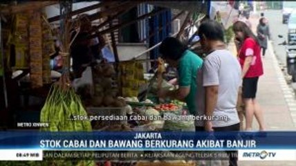 Pascabanjir Jakarta, Harga Sembako di Pasar Melonjak