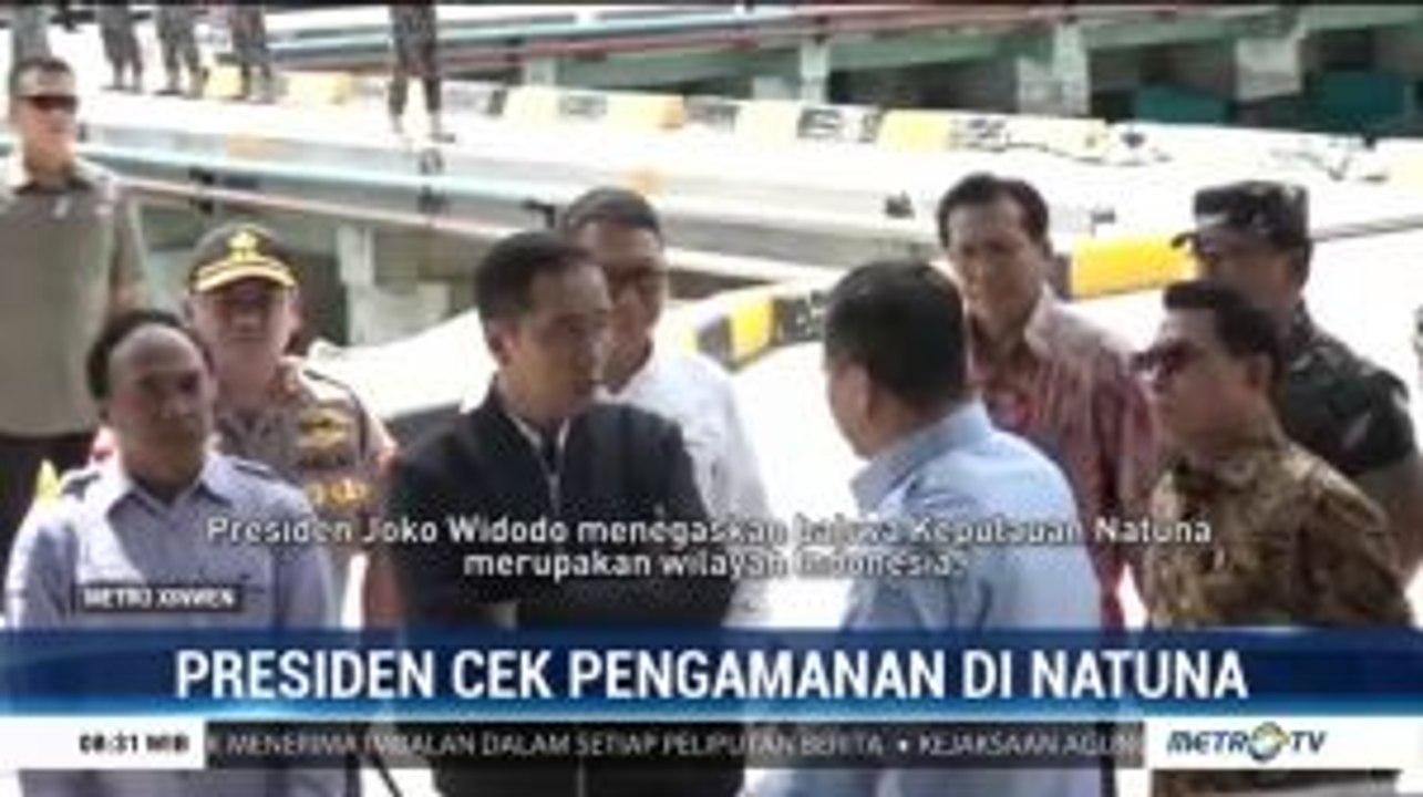 Presiden Cek Pengamanan di Natuna