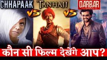 PUBLIC OPINION- Which Film People Want To See This Friday- Chhapaak, Tanhaji or Darbar