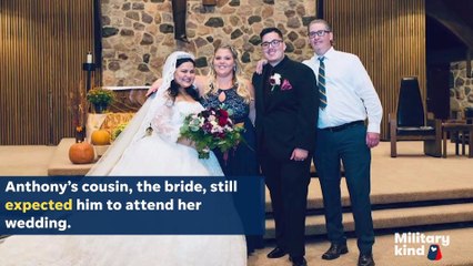 Ring bearing Marine shocks bride | Militarykind