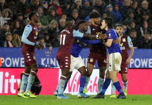 Leicester City-Aston Villa maçında Çağlar Söyüncü çılgına döndü