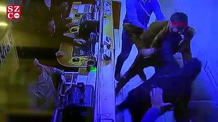 Esenyurt'ta döviz bürosundaki yumruklu kavga kamerada