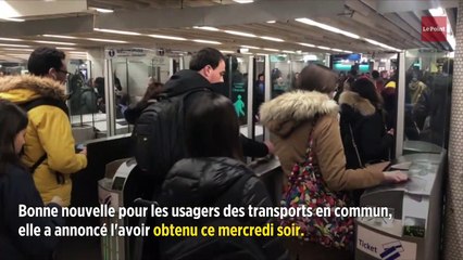 Un mois de pass Navigo « intégralement remboursé »