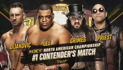 Keith Lee vs Dominik Dijakovic vs Cameron Grimes vs Damian Priest -NXT.08.01.2020 (NXT NORTH AMERICAN TITLE #1 CONTENDER MATCH)