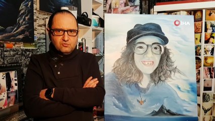 Ölümüyle Türkiye'yi yasa boğan Sibel Ünli'nin portresini yaptı