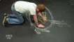 Jurassic Park 3D Stop Motion Chalk Art - AWE me Artist Series