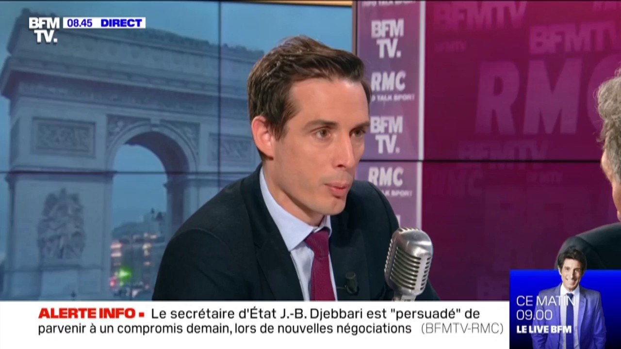 Grève: Jean-Baptiste Djebbari se "réjouit" du remboursement des titres de transports, "c'était nécessaire"