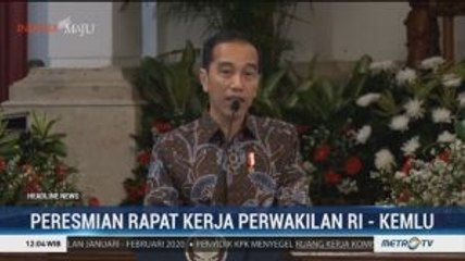 Jokowi Resmikan Raker Perwakilan RI dengan Kemenlu