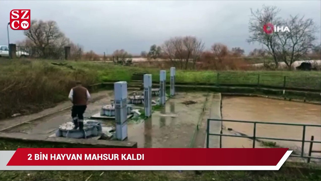 Hırsızlar sele sebep oldu