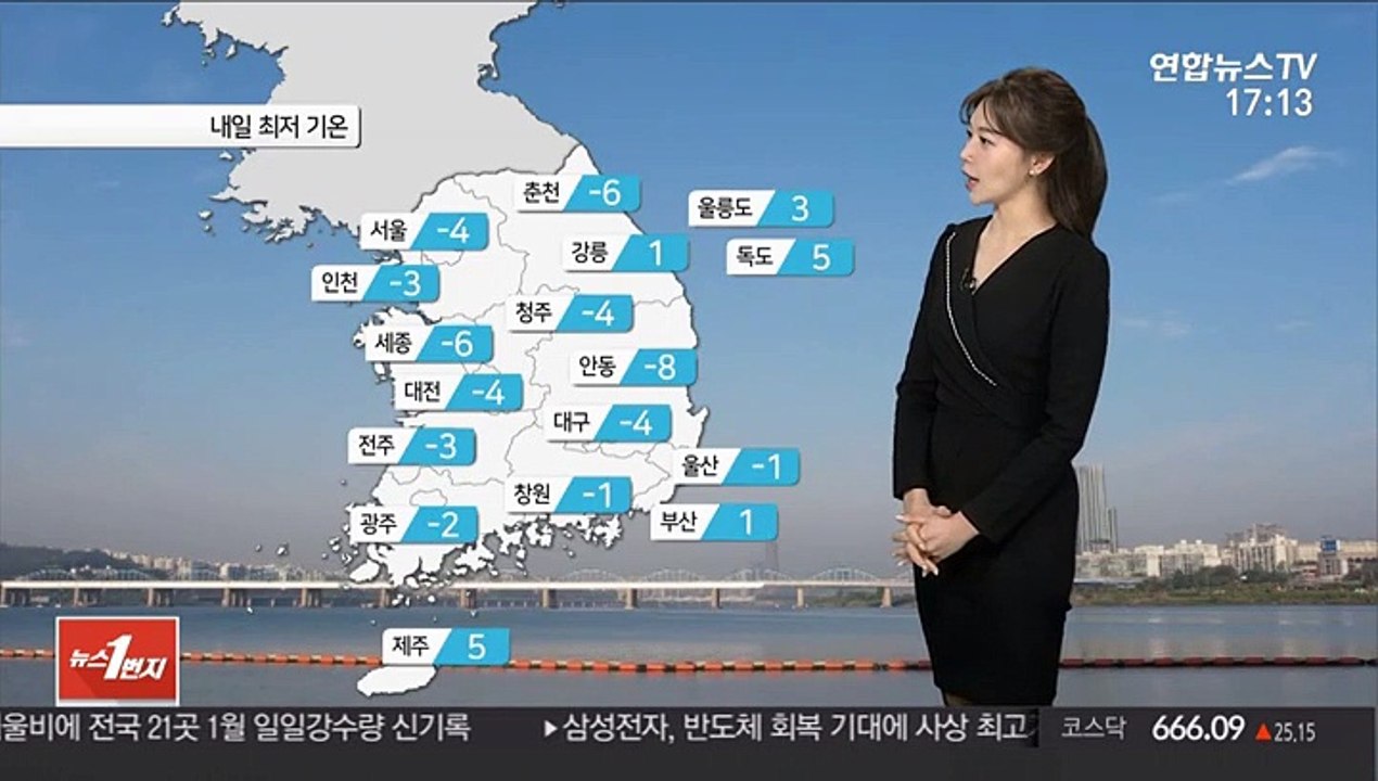 [날씨] 내일 맑고 아침 추위…미세먼지 '나쁨'