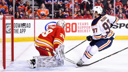 McDavid torches Flames for breakaway goal