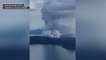 Taal Volcano spews ash column