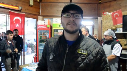 Başkandan öğrencilere jest