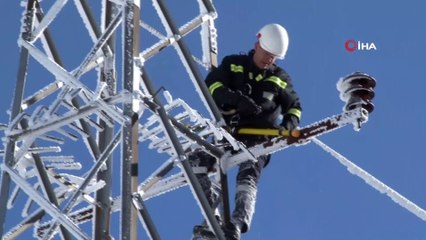 Uludağ'da zorlu mesai