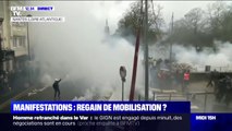 Des gaz lacrymogènes ont été tirées à Nantes lors de la manifestation contre la réforme des retraites