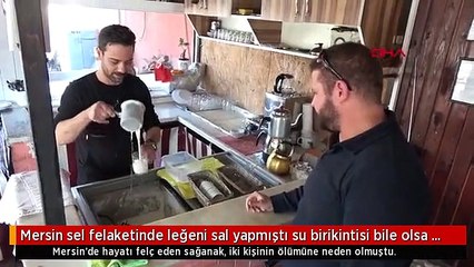 Mersin sel felaketinde leğeni sal yapmıştı su birikintisi bile olsa içine girmek isterim