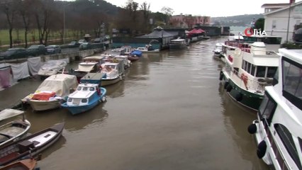 Anadolu Hisarı Sahiline Çamur Aktı