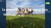 La prueba de Sara Carbonero para televisión. ¡Y no es en Telecinco! Mira el vídeo