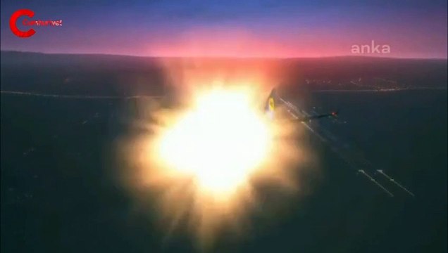 Ukrayna uçağının düşüş anı similasyonla canlandırıldı