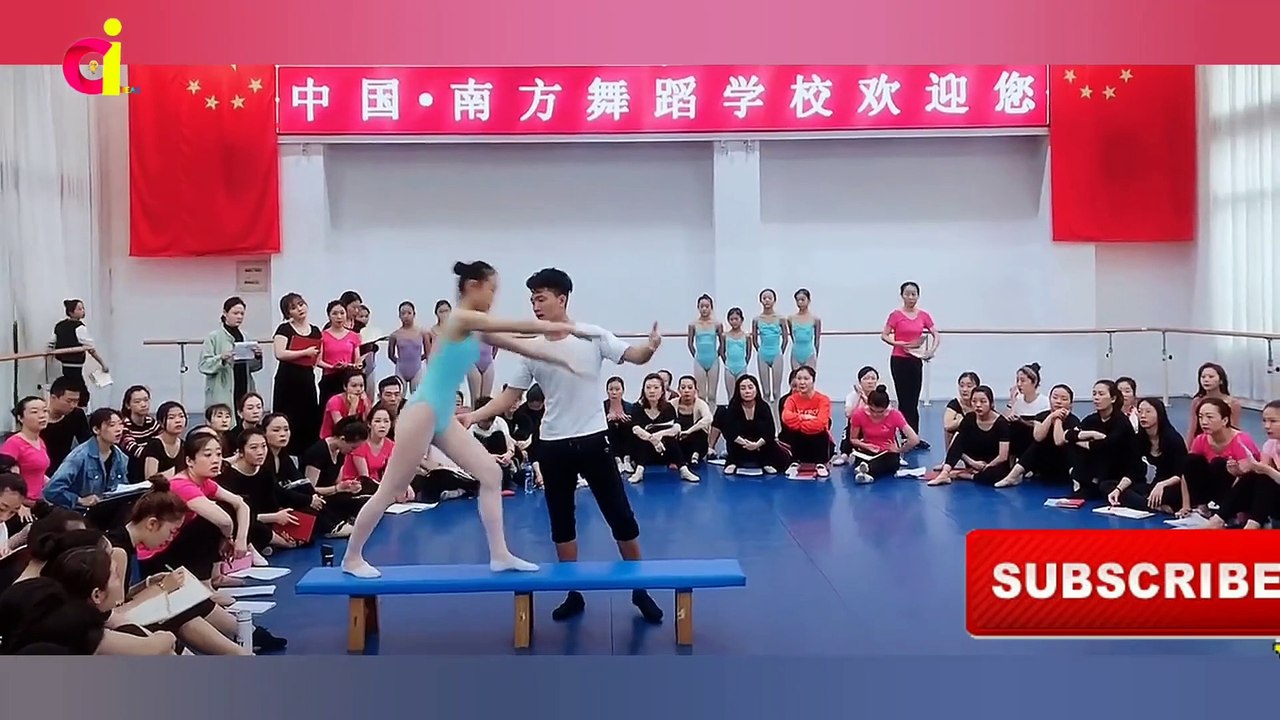Amazing Gymnast kids china | Chinese classical dance practice | Girl body flexible training school