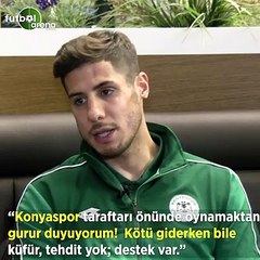Alper Uludağ: "Konyaspor taraftarı önünde oynamaktan gurur duyuyorum"