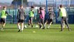 Pompey training with youth team on 9 January 2020