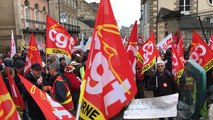 Manif contre la réforme des retraites: 800 personnes défilent à Alençon