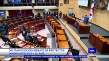 Diputados exigen debate de proyectos importantes para el país - Nex Noticias