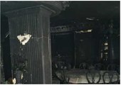 منزل والد المطرب المصري إيهاب توفيق بعد نشوب النار به