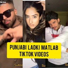 punjabi ladki matlab band wala scene tiktok video