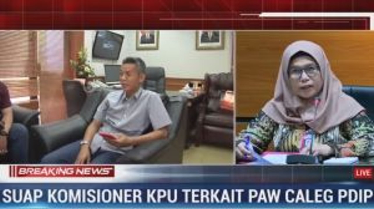 Komisioner KPU Wahyu Setiawan Ditetapkan Tersangka