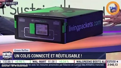 LivingPackets présente son colis connecté, réutilisable mille fois