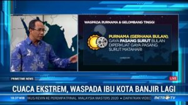 Cuaca Ekstrem, Waspada Ibu Kota Banjir Lagi (1)