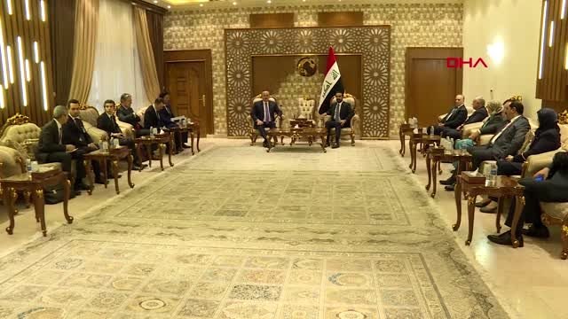 Çavuşoğlu, ırak temsilciler meclisi başkanı muhammed el-halbusi ile görüştü