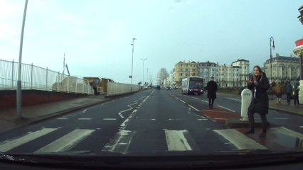 Hugh Laurie filming in Hastings