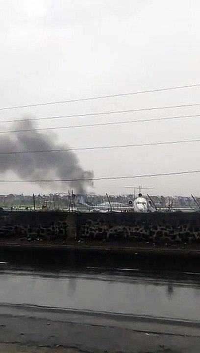 Un avion militaire sud-africain s’est écrasé jeudi à l’aéroport de Goma.