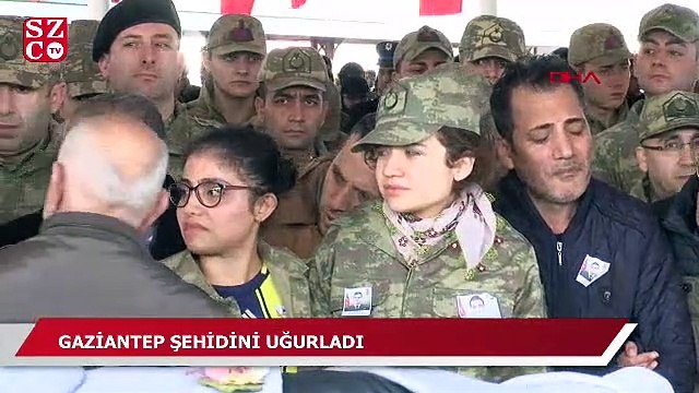 Şehit nişanlısını askeri kıyafetle uğurladı!