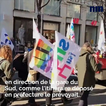 Mobilisation, incident… Les images de la manifestation contre la réforme des retraites