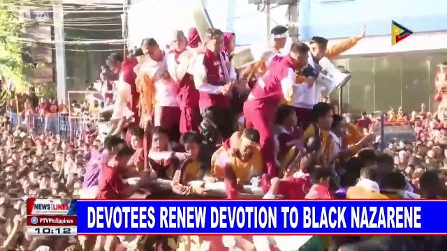 Devotees renew devotion to Black Nazarene