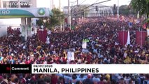 شاهد: كاثوليك الفلبين يحتفلون بموكب تمثال 