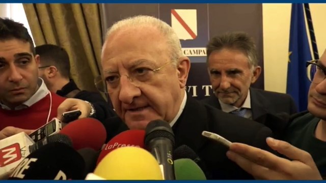 De Luca - La situazione dei rifiuti a Napoli (09.01.20)