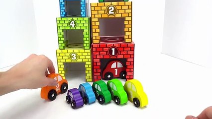 Kids, let's learn Colors, Counting and Vehicle names with Colorful Toy Cars-