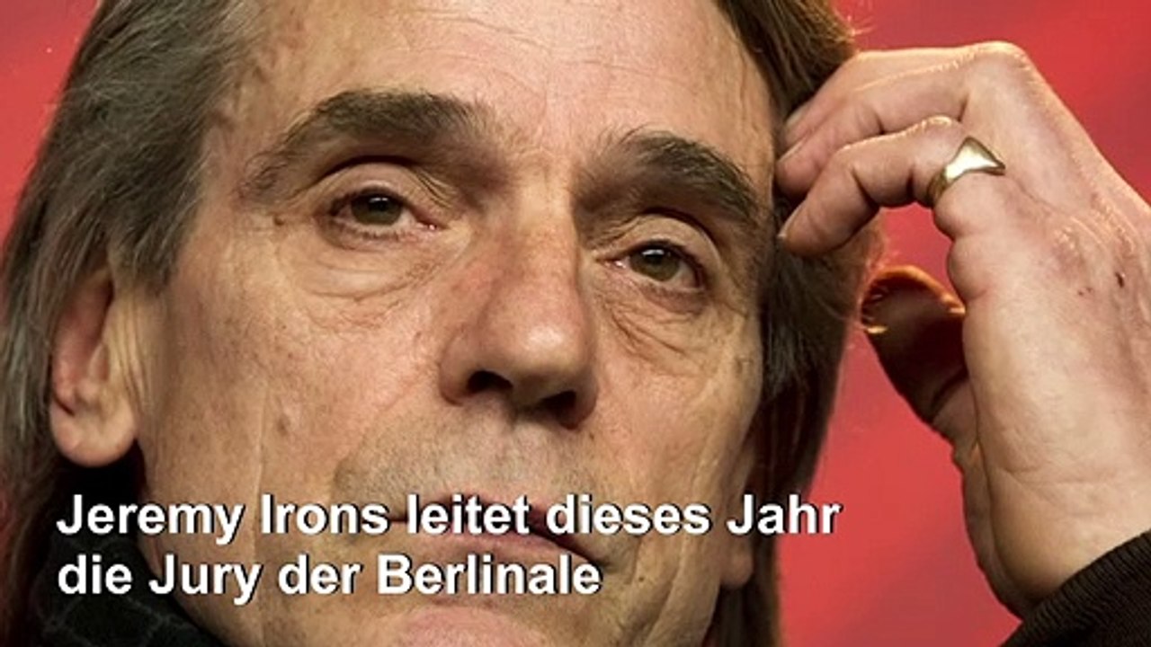 Jeremy Irons leitet dieses Jahr Berlinale-Jury