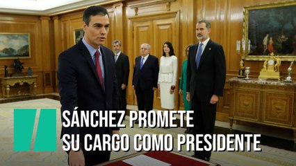 Sanchez promete el cargo ante Felipe VI