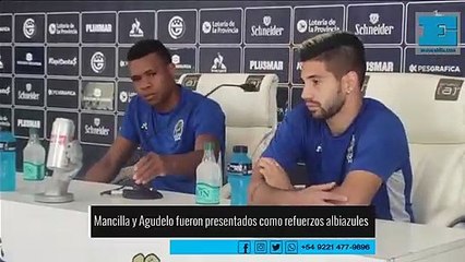 Gimnasia presentó a los dos refuerzos colombianos: "Queríamos este desafío"